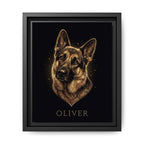Canvas Framed 8x10 Black