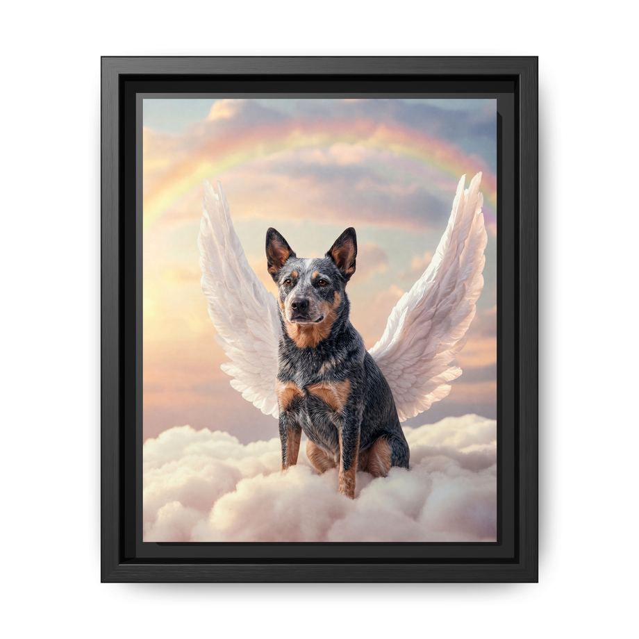 Canvas Framed 8x10 Black