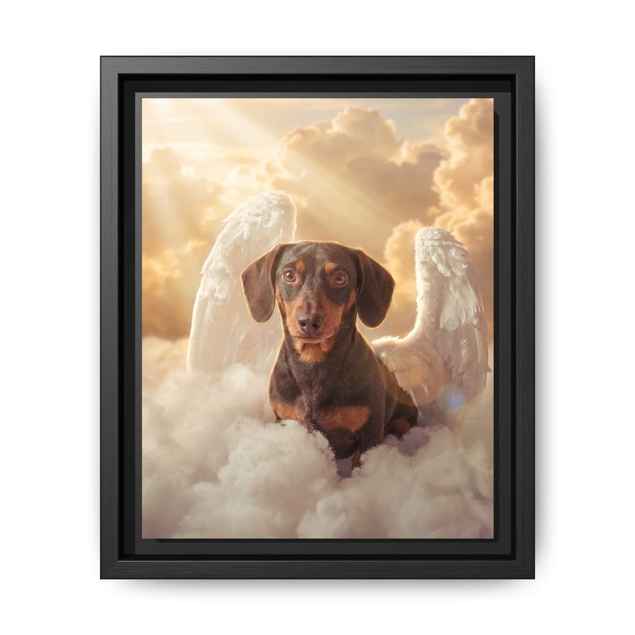 Canvas Framed 8x10 Black