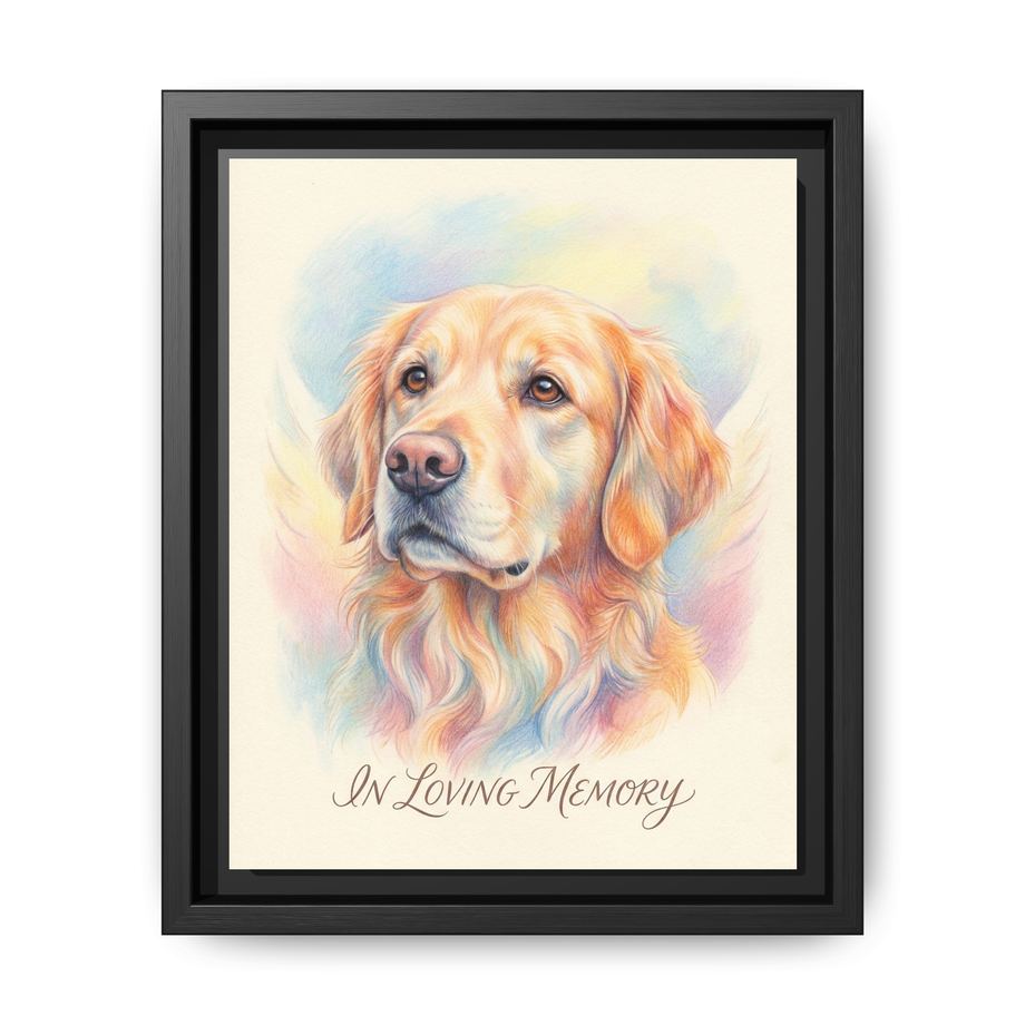 Canvas Framed 8x10 Black