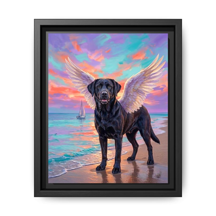 Canvas Framed 8x10 Black