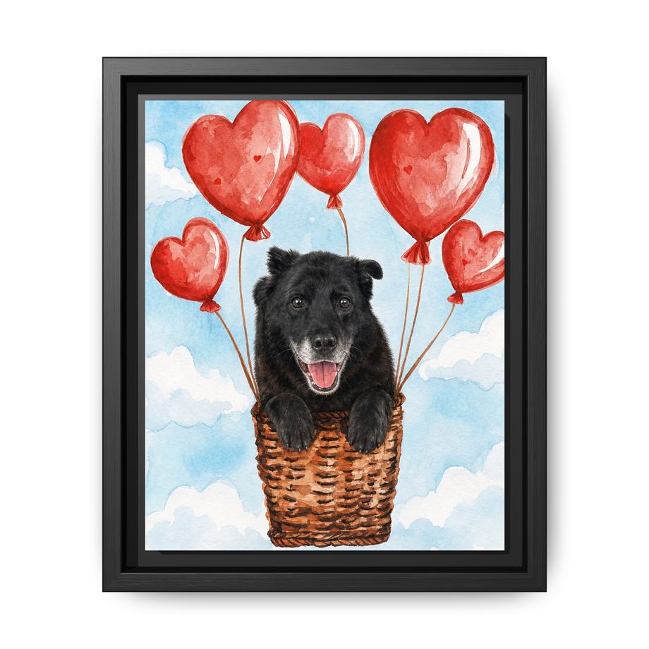 Framed 8x10 Black front