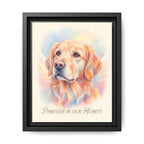 Canvas Framed 8x10 Black