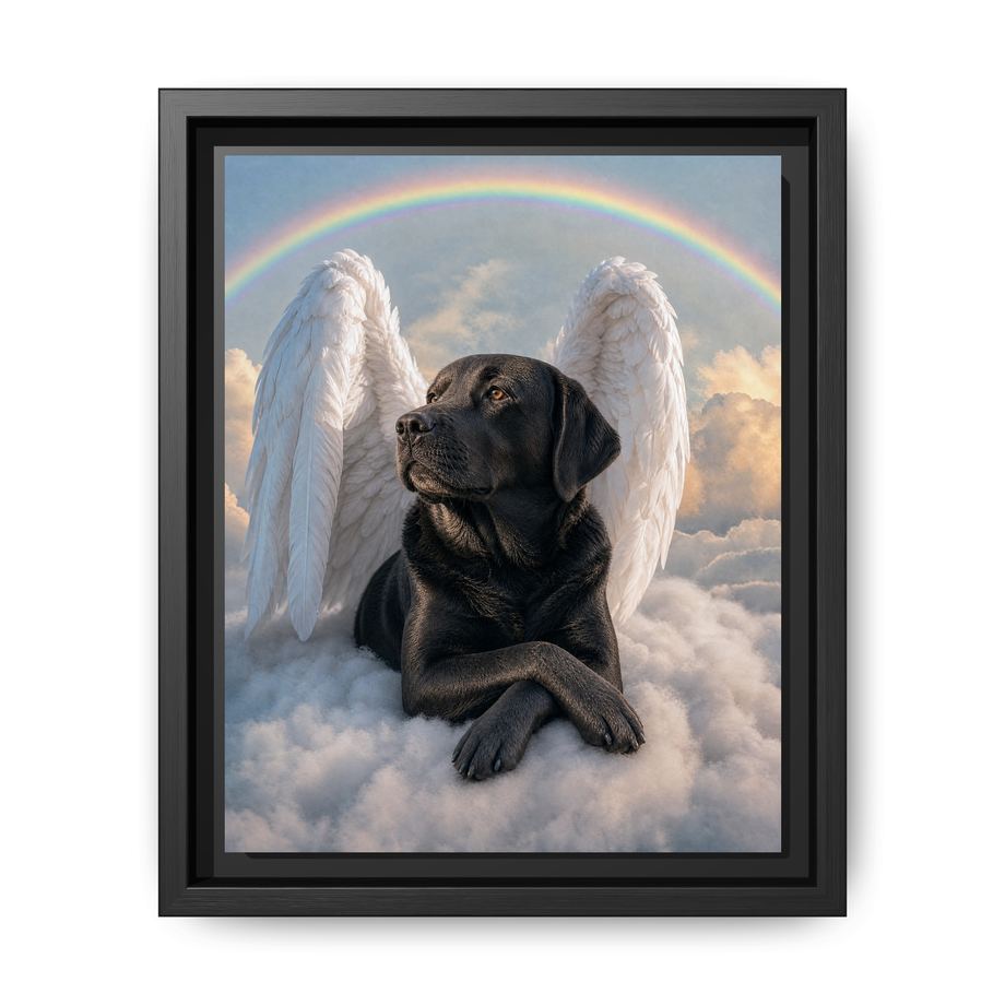 Canvas Framed 8x10 Black