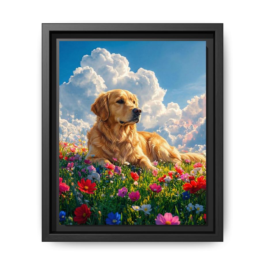 Canvas Framed 8x10 Black