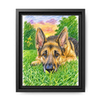 Canvas Framed 8x10 Black