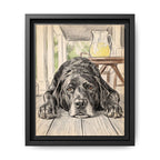 Canvas Framed 8x10 Black
