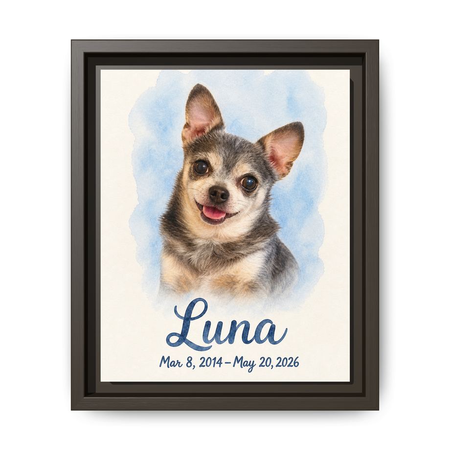 Framed 8x10 Espresso front