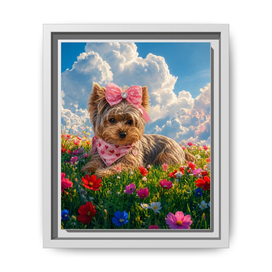 Framed 8x10 White front