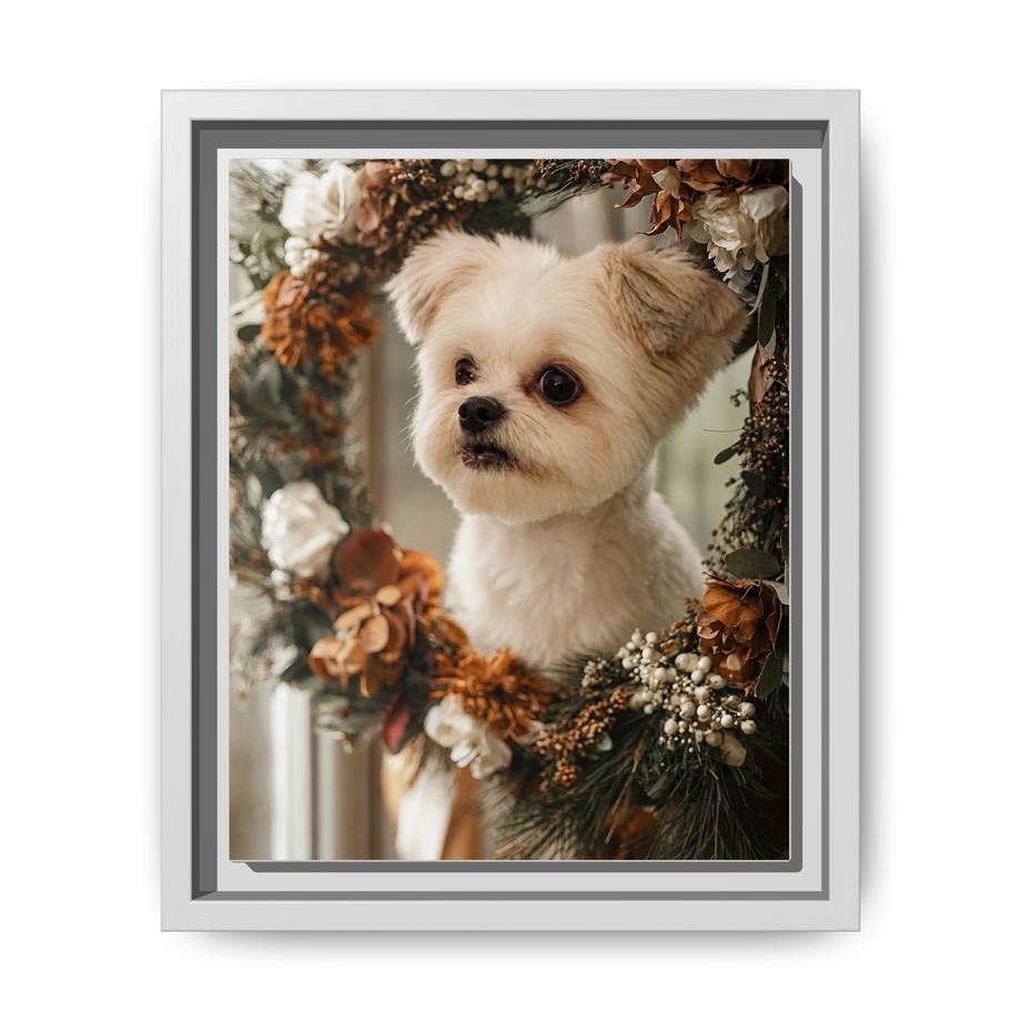 Framed 8x10 White front