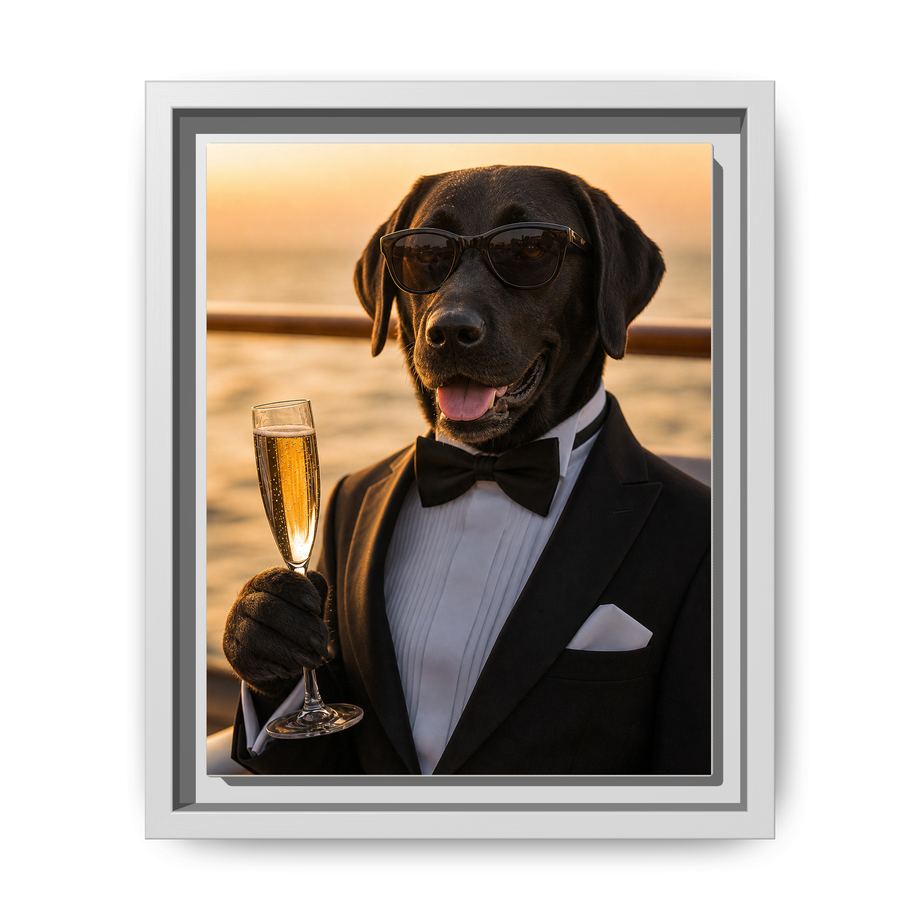 Framed 8x10 White front