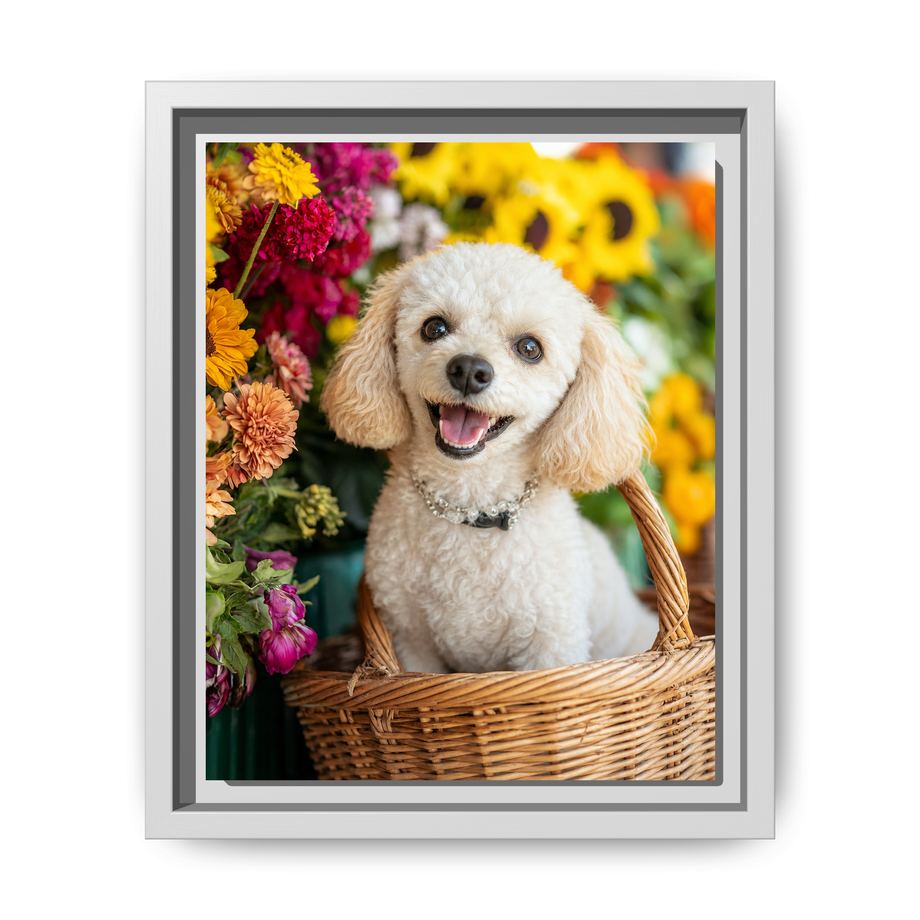Framed 8x10 White front