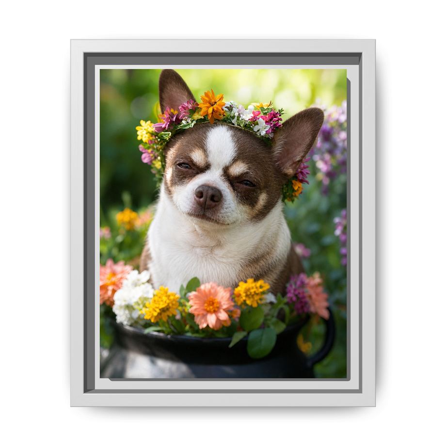 Framed 8x10 White front