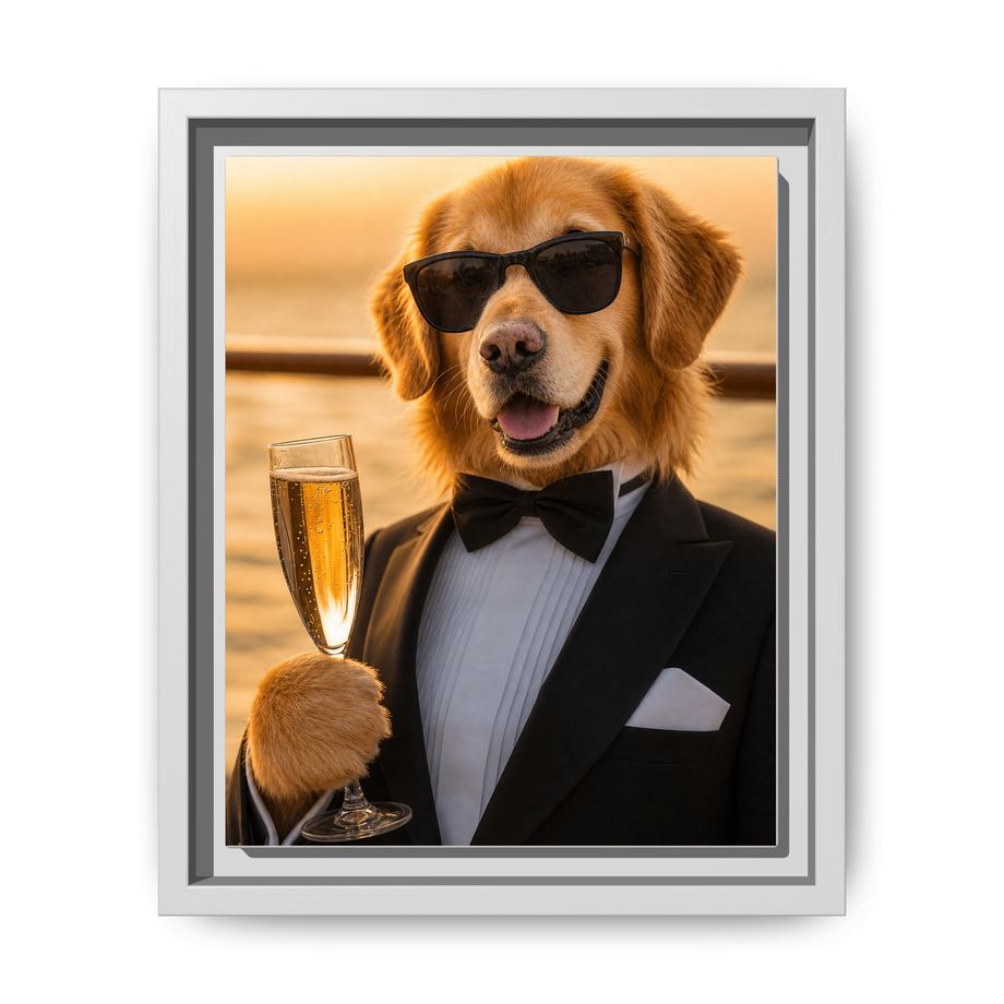 Framed 8x10 White front