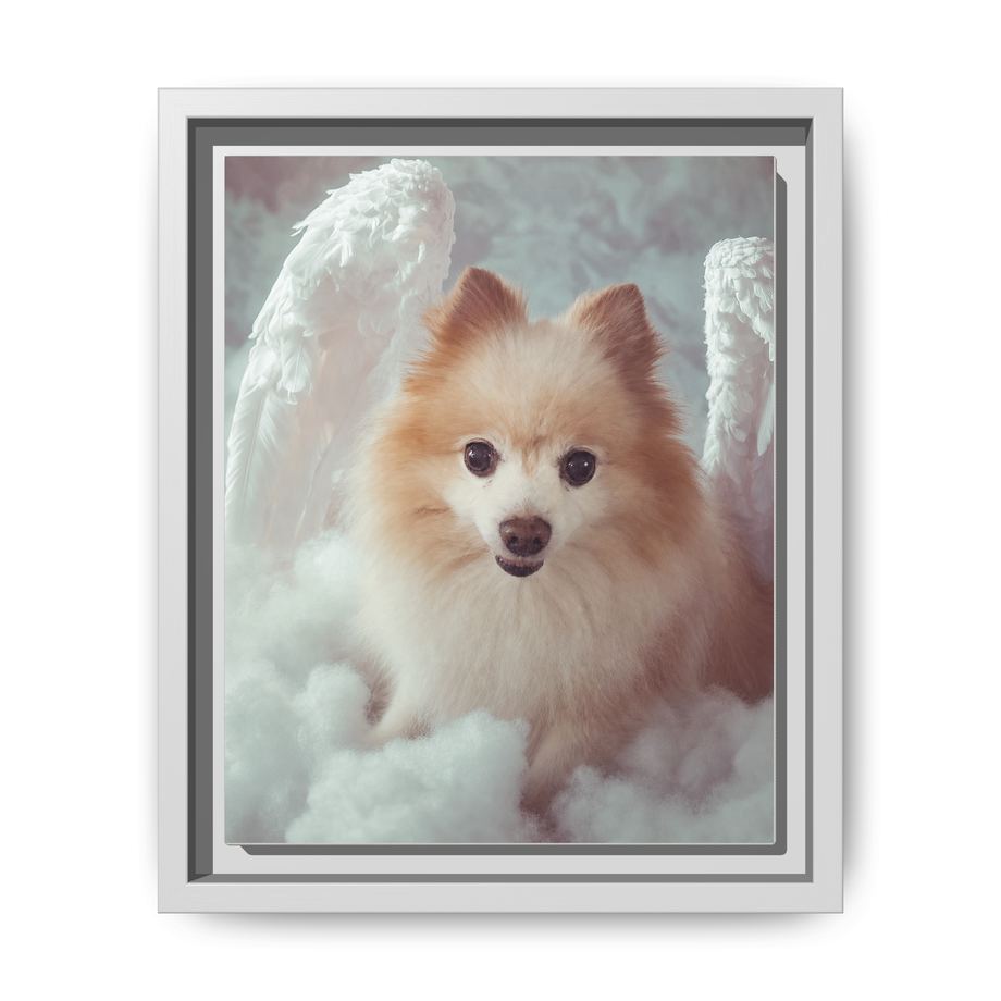Framed 8x10 White front