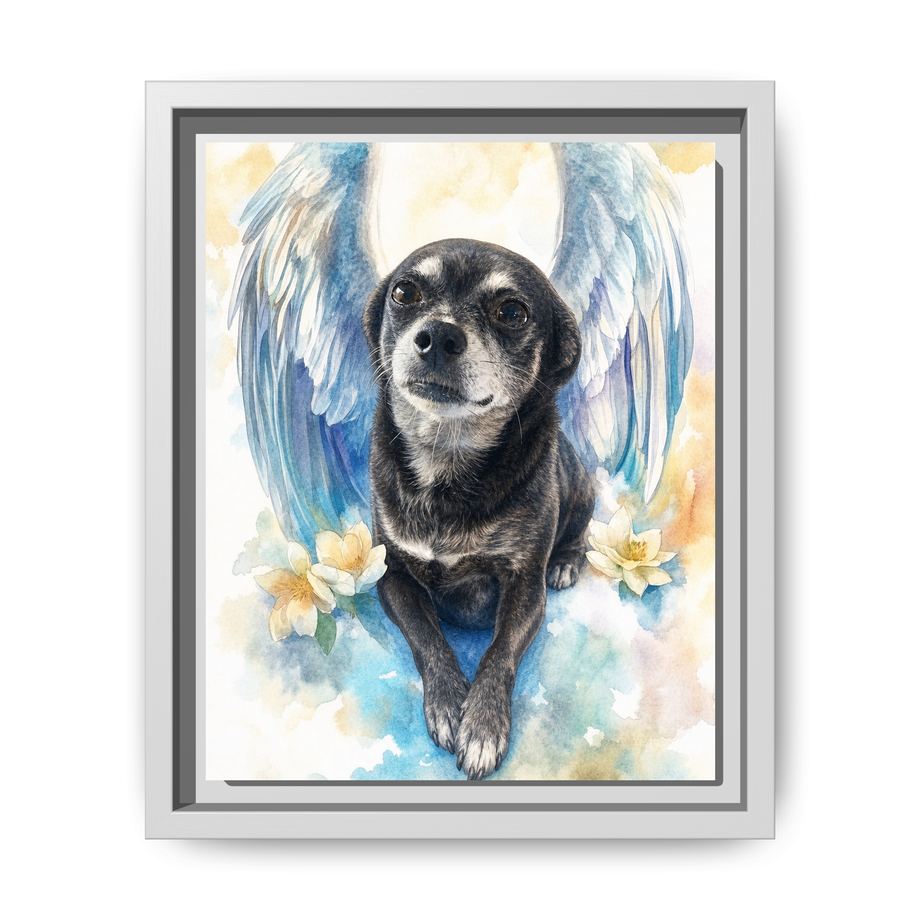 Framed 8x10 White front