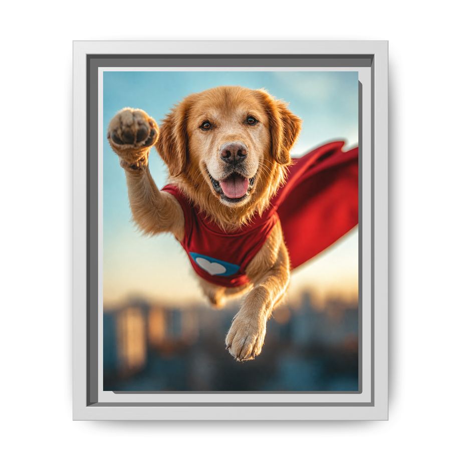 Framed 8x10 White front