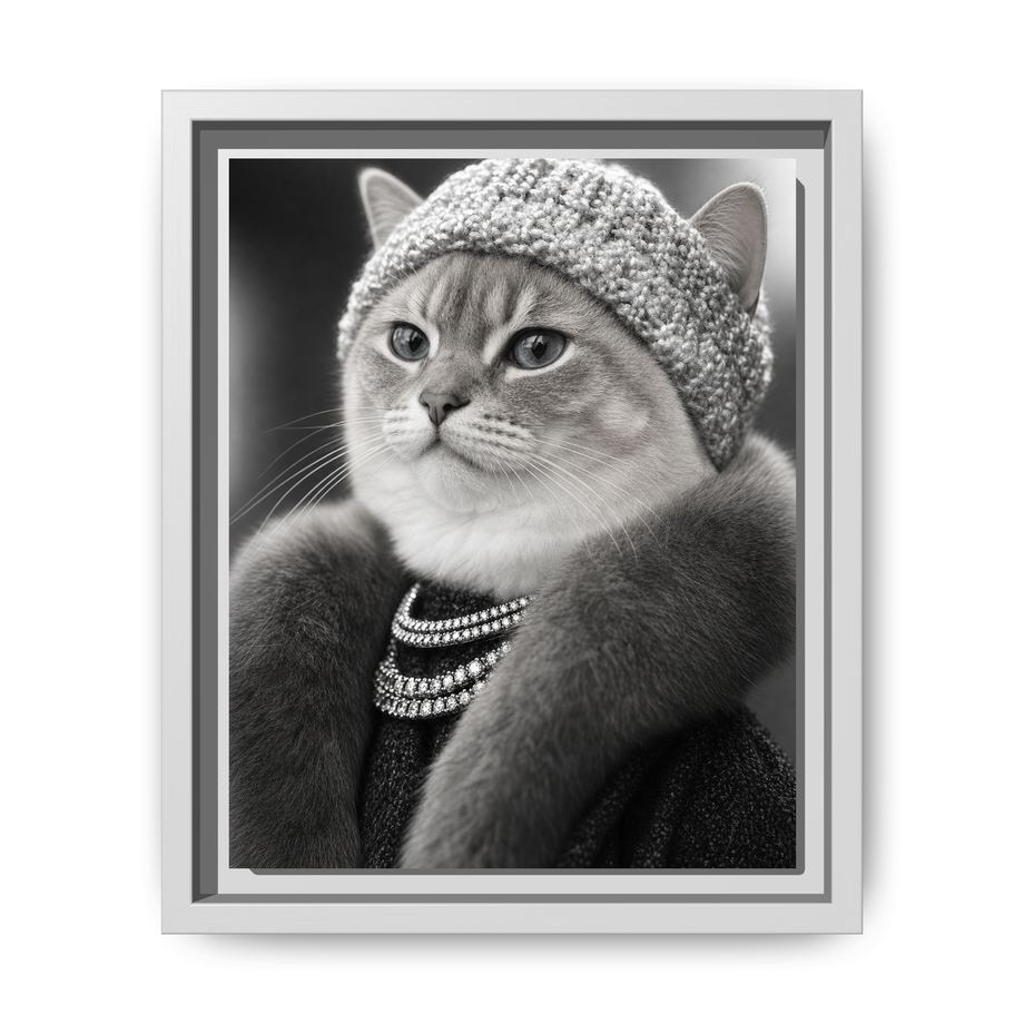 Framed 8x10 White front