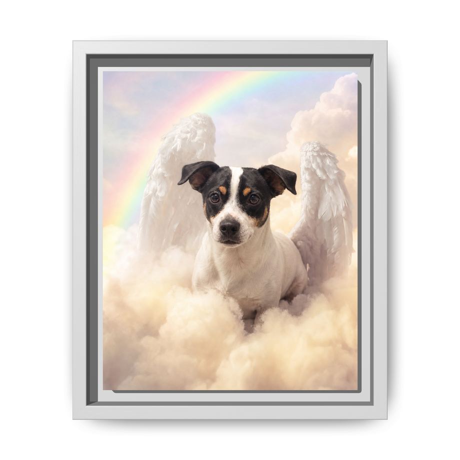 Framed 8x10 White front