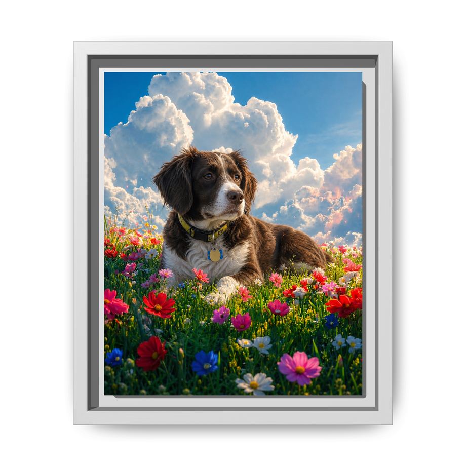 Framed 8x10 White front