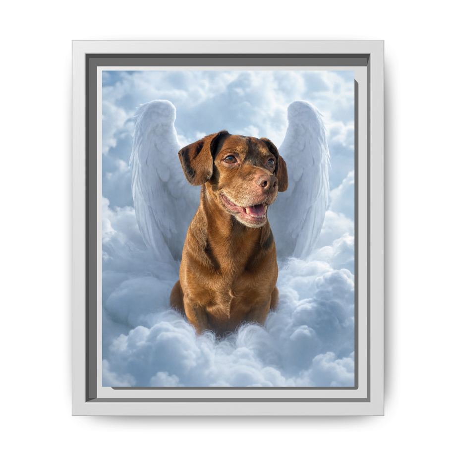 Framed 8x10 White front