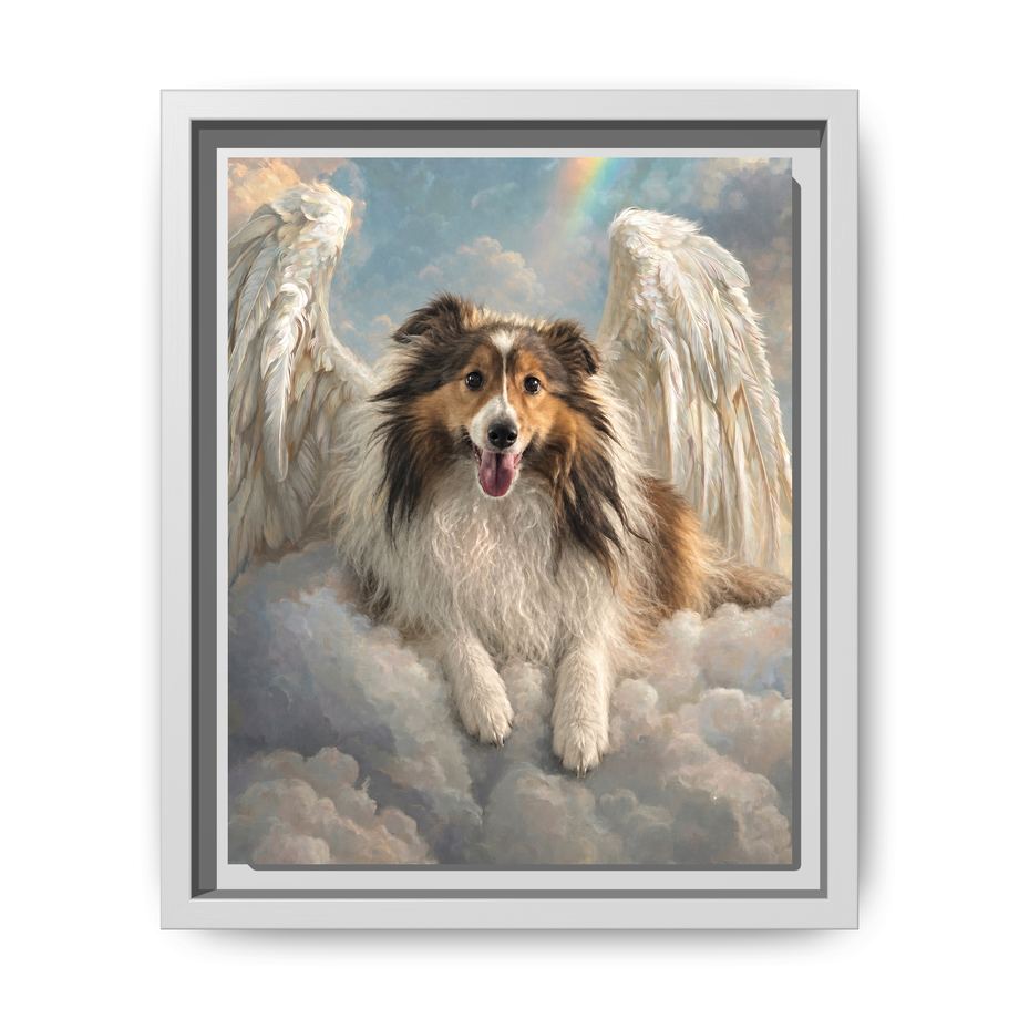 Framed 8x10 White front