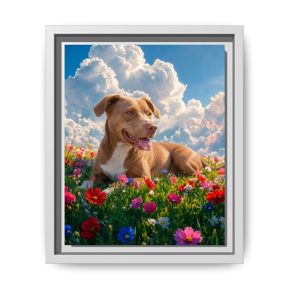 Framed 8x10 White front
