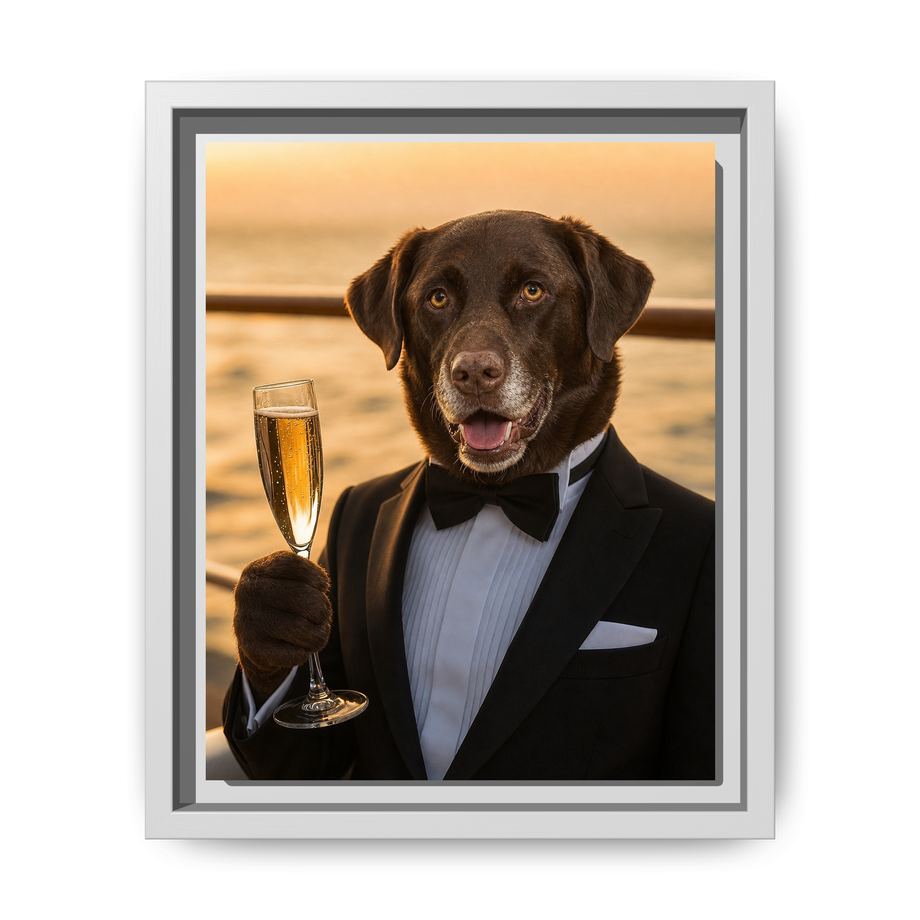 Framed 8x10 White front