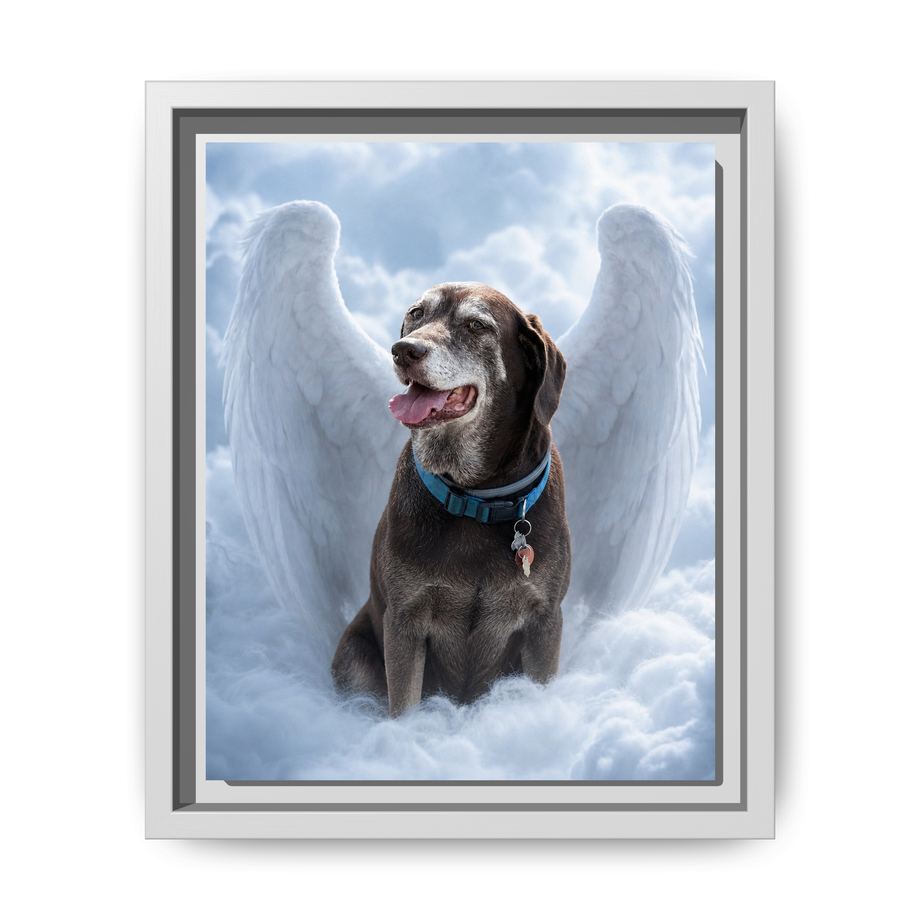 Framed 8x10 White front