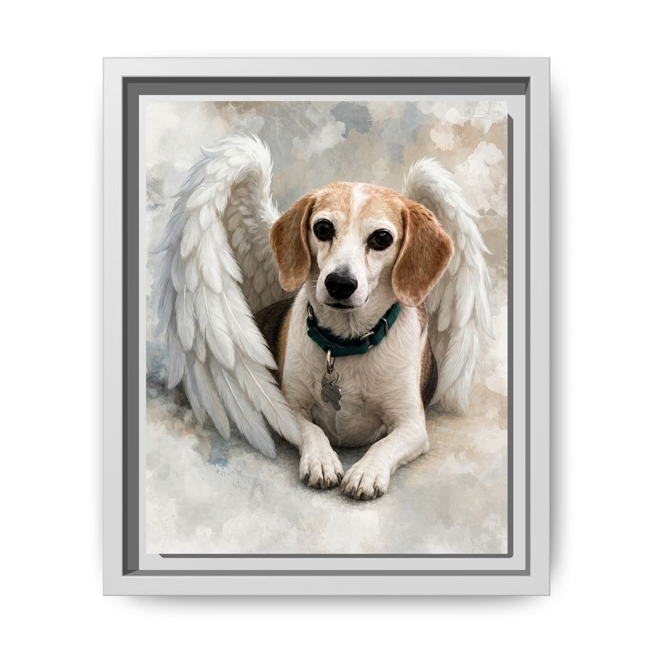 Framed 8x10 White front