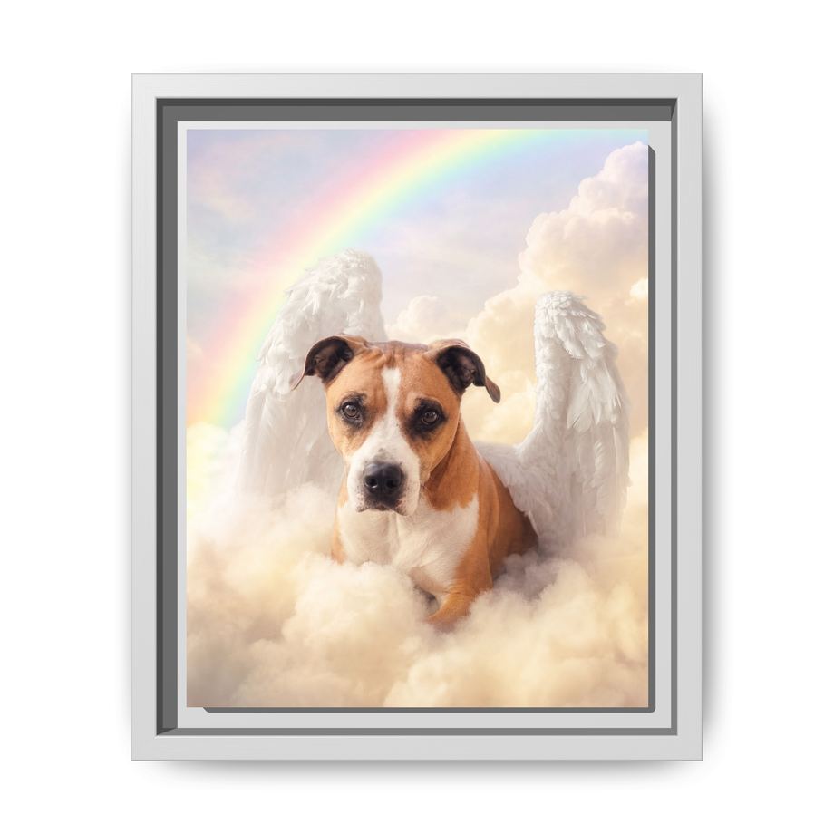 Framed 8x10 White front