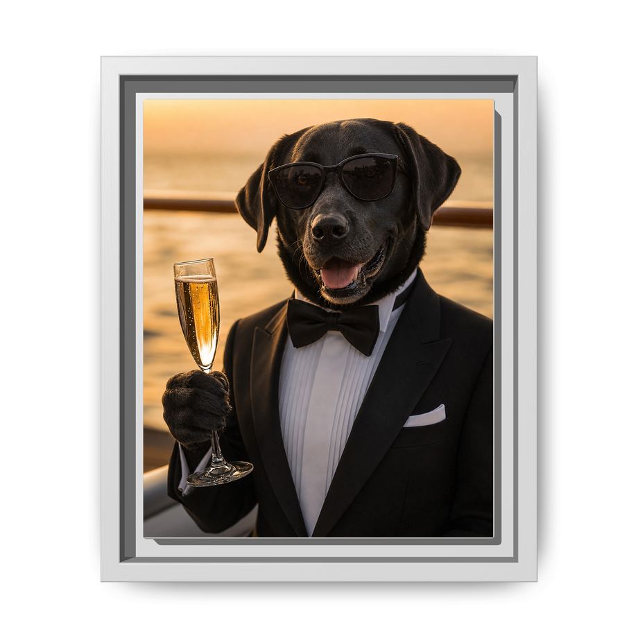 Framed 8x10 White front