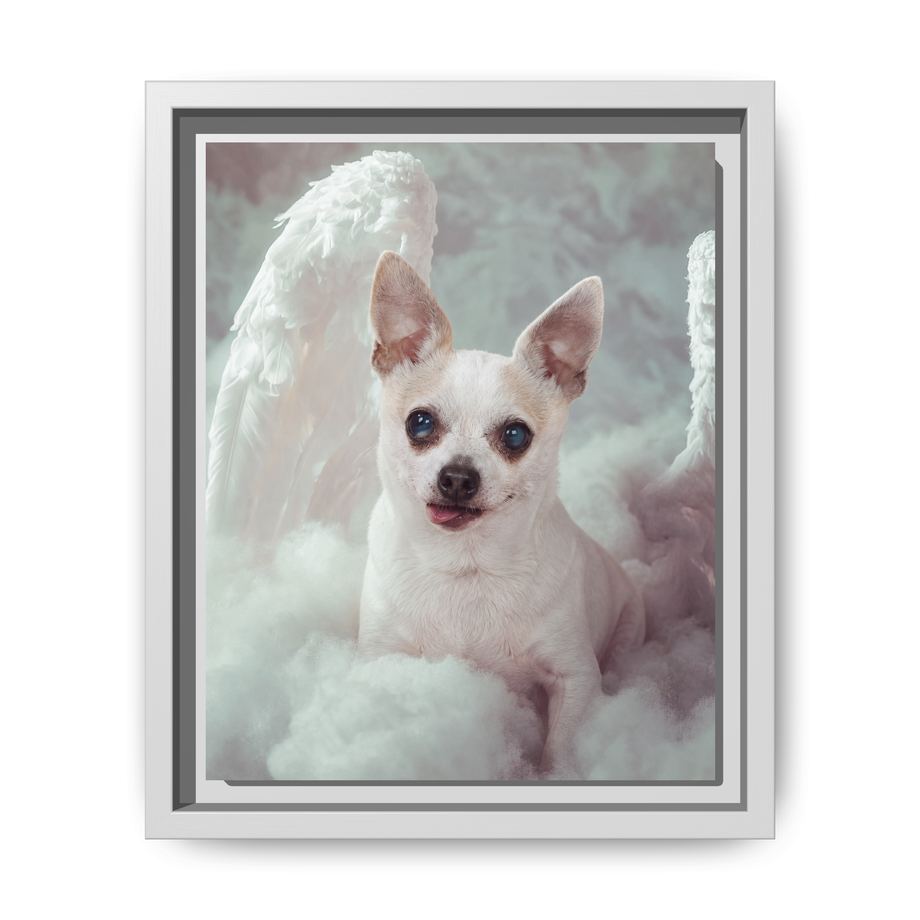Framed 8x10 White front