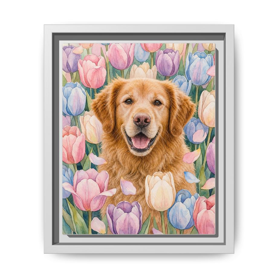Framed 8x10 White front