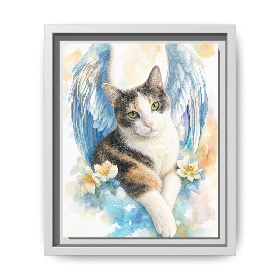 Framed 8x10 White front