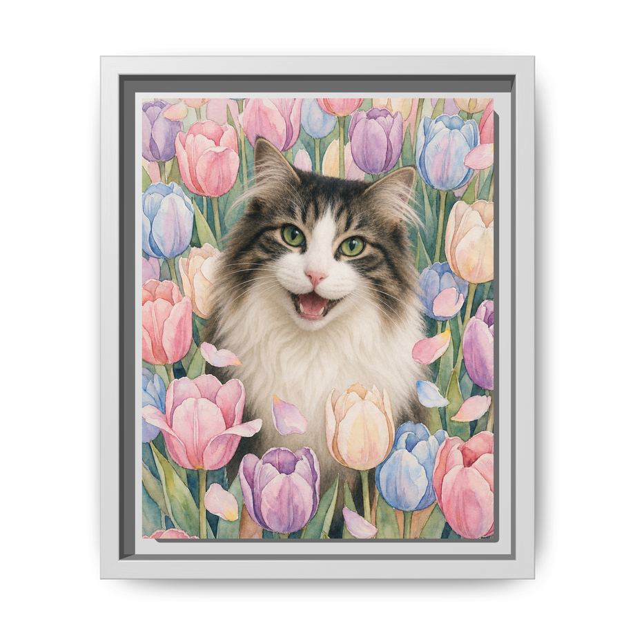 Framed 8x10 White front