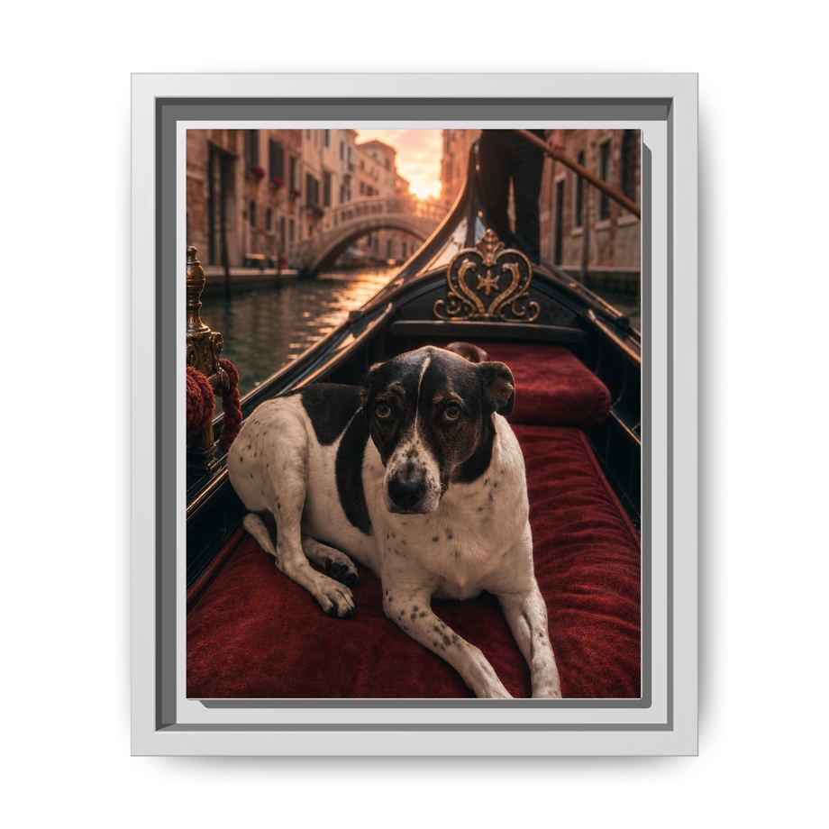 Framed 8x10 White front