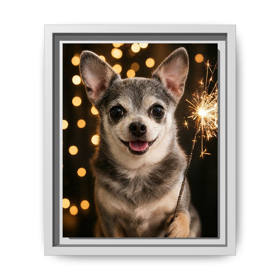 Framed 8x10 White front
