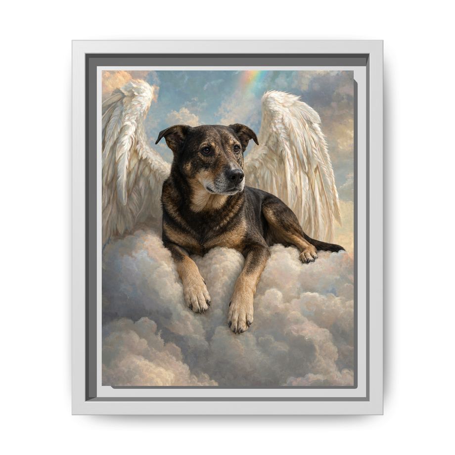 Framed 8x10 White front