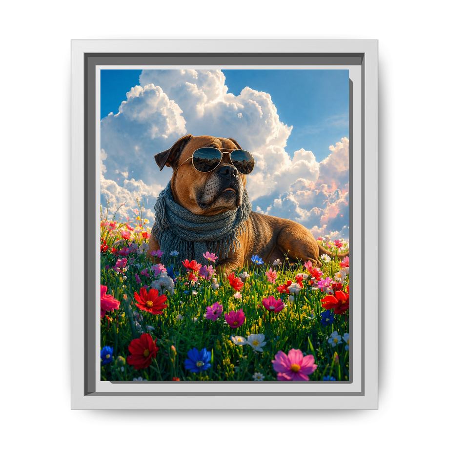 Framed 8x10 White front