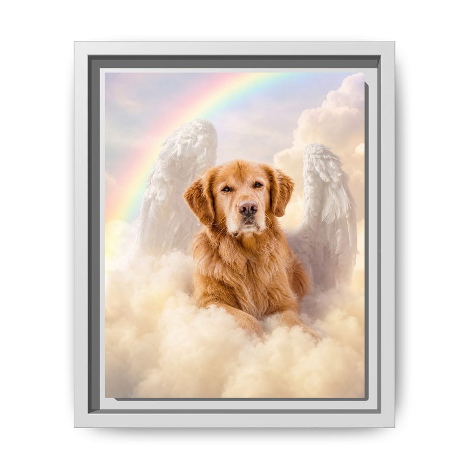 Framed 8x10 White front