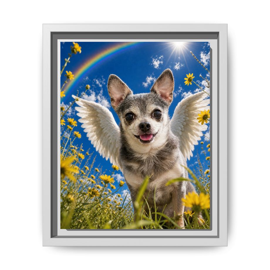 Framed 8x10 White front