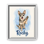 Framed 8x10 White front