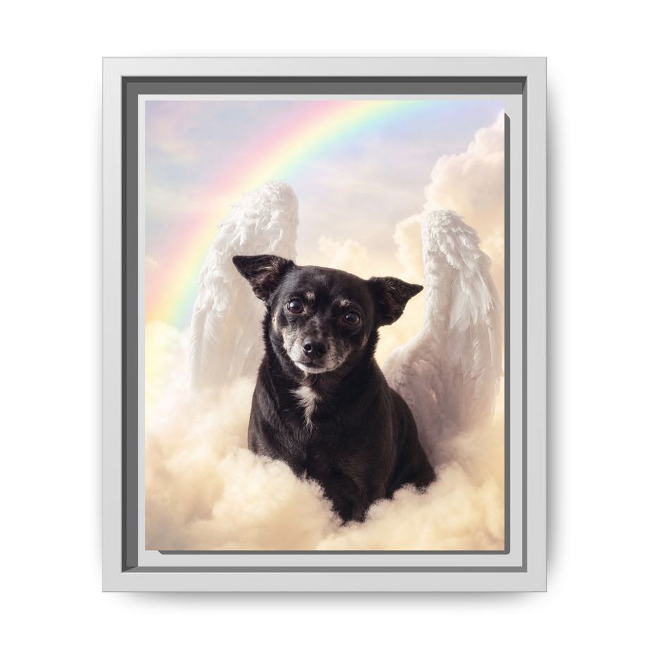 Framed 8x10 White front
