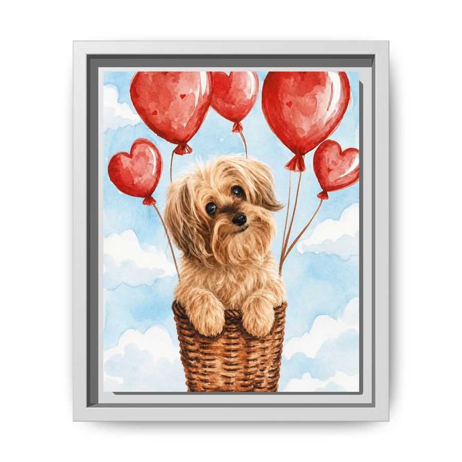 Framed 8x10 White front