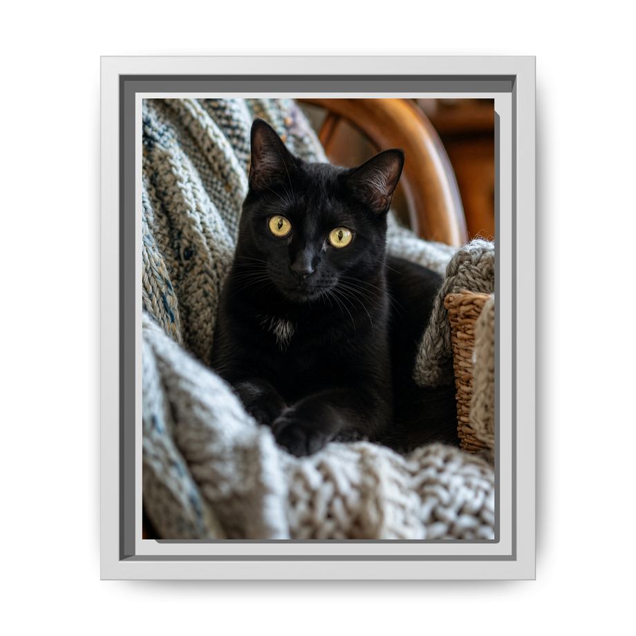 Framed 8x10 White front