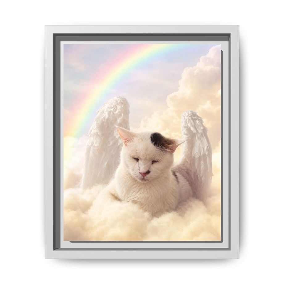 Framed 8x10 White front