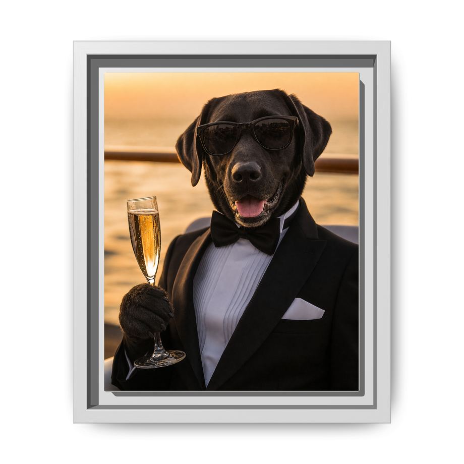 Framed 8x10 White front