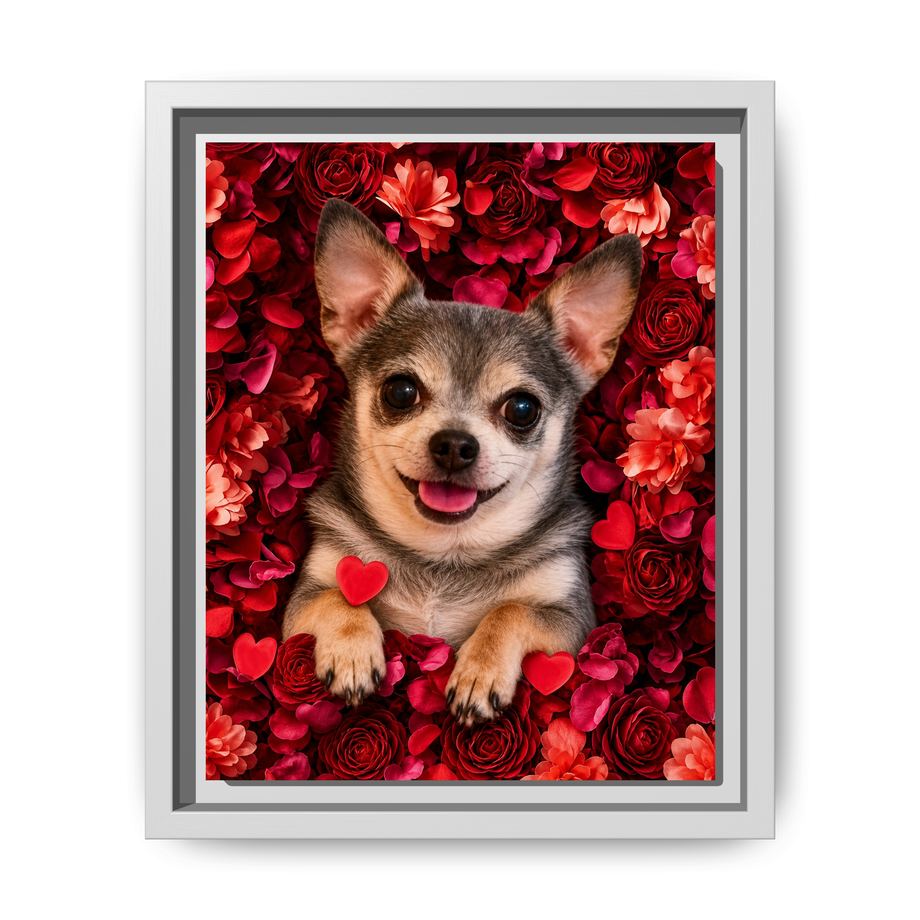 Framed 8x10 White front
