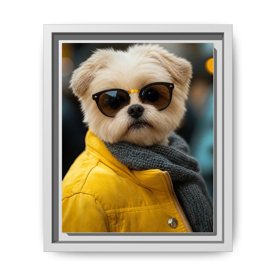 Framed 8x10 White front